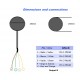 GTA-N Globethermometer -40 ÷ +60°C Nesa Srl