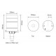 PL400-C Pluviómetro con 400cm2 de Superficie de Recogida (Saída: RS485/ModBus)