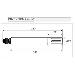 SRH1A Sensor de Temperatura y Humedad SDI12