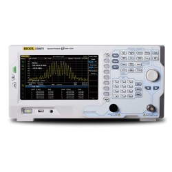 Analisador de espectro DSA875-TG, 9kHz-7,5GHz, -98dBc/Hz Ruído de Fase, 10Hz RBW, Gerador de Rastreamento