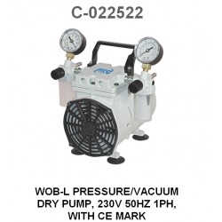 Bomba de pressão / vácuo seca, 230 V 50 Hz 1Ph Wob-L