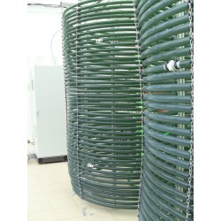 Fotobiorreatores de grande escala (volume de 25 l ou 100 l)