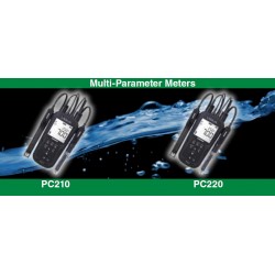 Medidores de mano para Calidad de Agua (pH/ORP/EC/TDS/RES/SAL), Serie Laqua AO-PC200