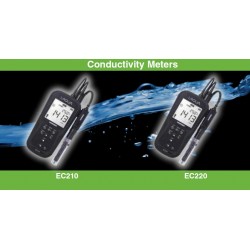 Handheld Water Quality Meters (Conductivity/TDS/Res/Sal/Temp °C/°F), Laqua Series AO-EC200