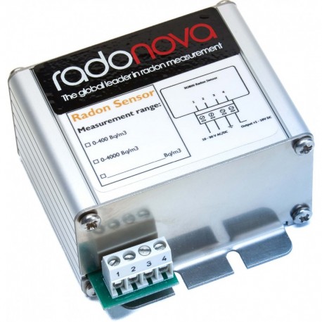 Radon Sensor (Range 0-400 or 0-4000 Bq/m³ & 1-10 Vdc output)