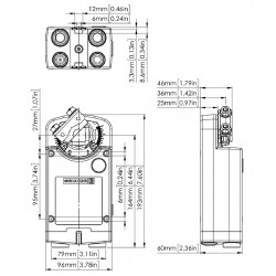 Rotary actuator, Ref.: 363-024-30