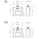 CO2 concentration transmitter (with 0-10Vdc or 4-20 mA output)