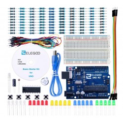 ELEGOO Conjunto Básico de Iniciación Compatible con Arduino IDE con Guías Tutorial en Español para UNO R3 Starter Kit