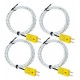 4 Thermocouples Type "K"