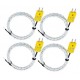 4 Thermocouples Type "K"