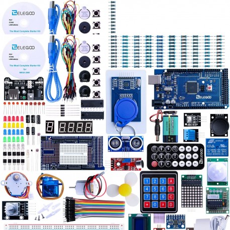 AO-MEGA-R3-2560 ELEGOO Advanced Starter Set Compatível com Arduino IDE MEGA