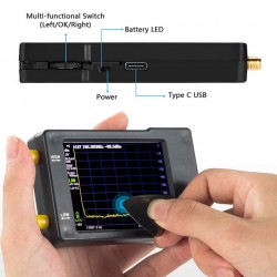 Analizador de espectros 100 KHz-350 MHz, AO-Tiny