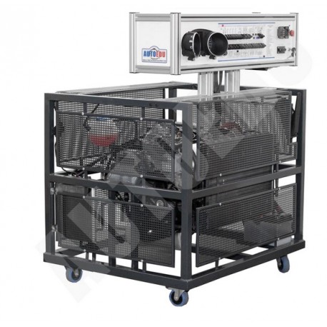 Educational Petrol Engine Trainer With Direct Injection System (TSI) EURO 5 MVTSI2 AutoEDU