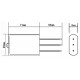 AO-520-01 Sensor de solo para integrar a medição de umidade e temperatura