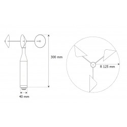 VV1 Anemómetro de Precisión (Out: 4÷20mA)