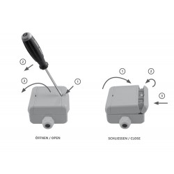 AO-RRFT(P)/A Transductor de Temperatura y Humedad con Sonda Externa