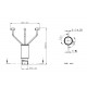 AO120-08 Sensor ultrasónico de velocidad y velocidad del viento