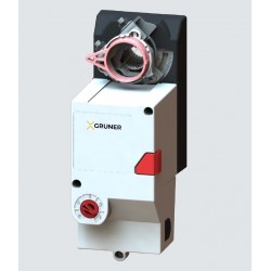 Gruner 328QS-024-15B Rotary actuator with fail-safe position