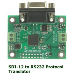 SDI-TRANS-RS232 Convertidor de sensores a bus SDI-12 (Traductor SDI-12 a RS232)