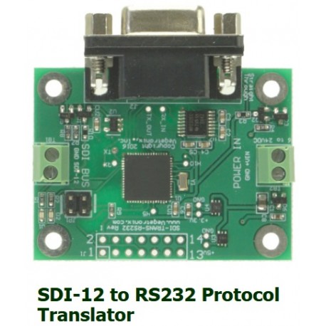 SDI-12-TRANS-RS232 Conversor de sensores para barramento SDI-12