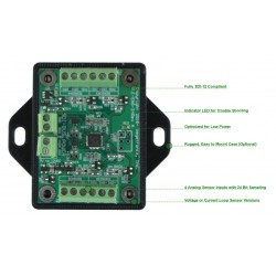 SDI-TRANS-SENSOR24, Traductor de sensor SDI-12 (24 bits, 4 canales)