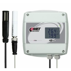 Comet System T6641 T6641 WebSensor com PoE para temperatura remota, umidade, CO2 (Ethernet)