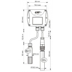 T6541WebSensor - Termohigrómetro remoto de concentración de CO2 con interfaz Ethernet