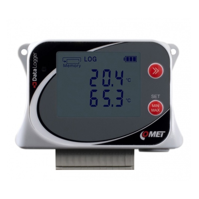 Medidor de Radón, CO2, Temperatura y Humedad Relativa con Data Logger