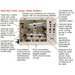 MRC AWC-4 Destilador de agua 4 litros/hora