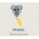 CamLogic PFG05 Interruptor de nível de lâmina rotativa para monitorar nível de sólidos a granel em silos ou silos