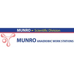 Munro AW800TGRF4P Anaerobic Chamber, 4 Gloves, 800 Petri Dishes