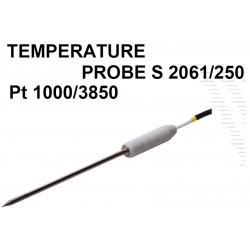 2061-250/0Sonda de Temperatura sin conector, para sólidos blandos o granulados, sustancias líquidas y gaseosas, -30°C a 250°C