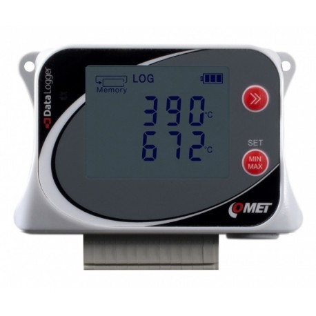 Comet U0246G Temp. Data Logger 3x thermocouples, 1x ext. Pt1000 & 1x internal sensor, with built-in 4G modem