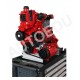 toEAutoEDU IVDB03 DOHC ½ corte instrutor educacional de motor a gasolina