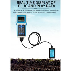 Sensor de Conductividad Eléctrica (EC) y Temperatura del Suelo