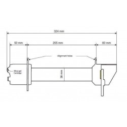 PIR-B Pyrheliometer (1st Class) Direct Solar Radiation sensor (output: 4-20mA)