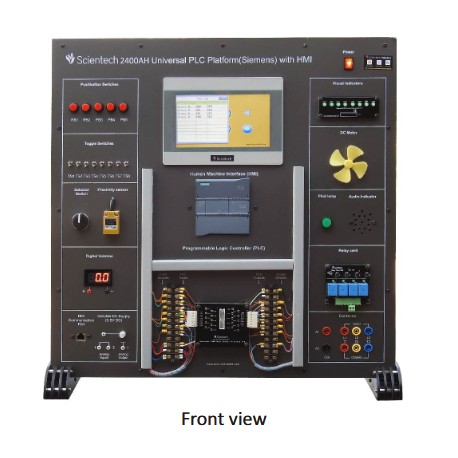 Scientech 2400AH/BH/CH Universal PLC Platform (SIEMENS) with HMI