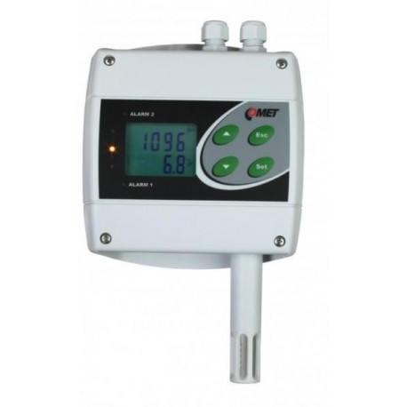 H6520 Temperature, humidity, CO2 level sensor with two output relays