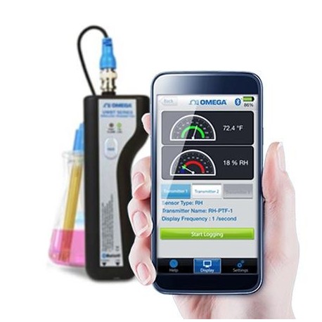 UWBT-PH-UK Data logger for temperature and pH Bluetooth