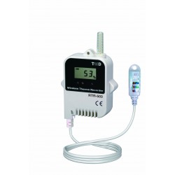 Data logger for temperature and relative humidity