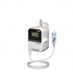 Data logger for temperature and relative humidity