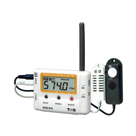 RTR-574  Designed for Illumination, UV Intensity, Temperature and Humidity Loggers