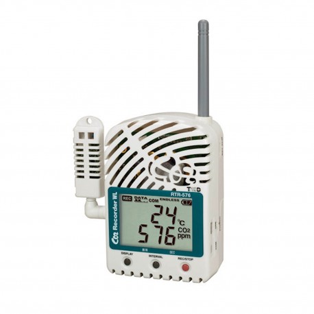 Wireless logger for CO2, temperature and humidity