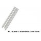ML-RODS-3  Stainless steel rods for ML3 and ML2x