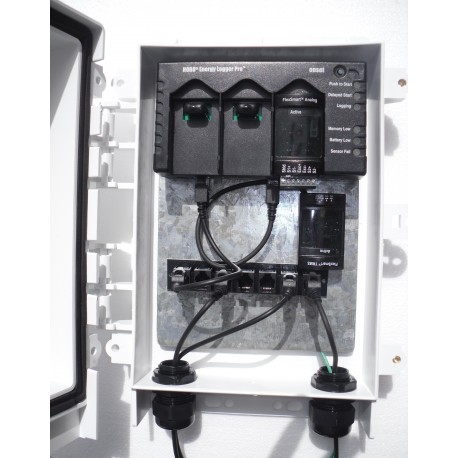 H22-001-CD Estación Meteorológica/Clima y Energía HOBO con caja intemperie