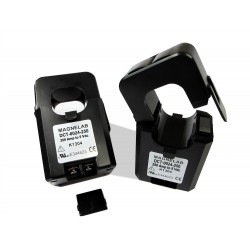 SCT-075R split-core current sensors transform an AC input current up to 250 Amps to a 0.333 Volt outpu