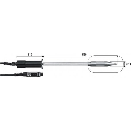 HP475ACR Delta Ohm Combined T/HR Probe