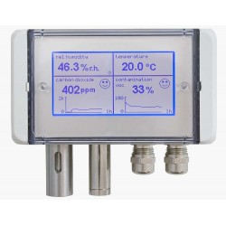 AO-CO-M/A Sensor de Calidad de Aire de Múltiples Funciones con display