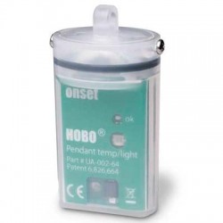 Pendente econômico do registrador de dados HOBO submerso para a temperatura / luz