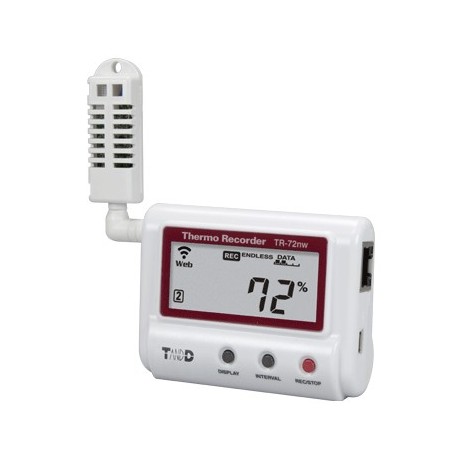 TR-72NW Registrador de humedad y temperatura Ethernet / LAN